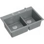 Quadron Marc 120 HQC7650U5BS zlewozmywak graniteq 76x50 cm szary/grafitowy/onyx zdj.3