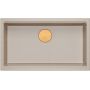 Quadron Logan HQD7644U2PVDC1U zlewozmywak graniteq 76x45 cm beżowy zdj.3
