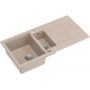 Quadron Evan HQE510050U2BSP2O zlewozmywak graniteq 100x50 cm beżowy zdj.1