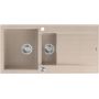 Quadron Evan HQE510050U2BSP2O zlewozmywak graniteq 100x50 cm beżowy zdj.3