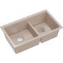 Quadron Logan HQL7645U2BSU zlewozmywak graniteq 76x45 cm beżowy zdj.1