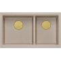 Quadron Logan HQL7645U4PVDG1U zlewozmywak graniteq 76x45 cm beżowy zdj.3