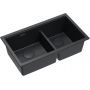 Quadron Logan HQL7645U7BLMU zlewozmywak graniteq 76x45 cm czarny zdj.1