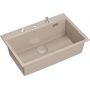 Quadron Marc HQM7650U2BS zlewozmywak graniteq 76x50 cm beżowy zdj.1