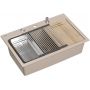 Quadron Marc HQM7650U2BS zlewozmywak graniteq 76x50 cm beżowy zdj.4