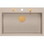 Quadron Marc HQM7650U2PVDC1 zlewozmywak graniteq 76x50 cm beżowy zdj.3