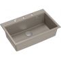 Quadron Marc HQM7650U4BS zlewozmywak graniteq 76x50 cm szary/grafitowy/onyx-beżowy zdj.10