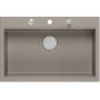 Quadron Marc HQM7650U4BS zlewozmywak graniteq 76x50 cm szary/grafitowy/onyx-beżowy zdj.9