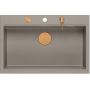 Quadron Marc HQM7650U4PVDC1 zlewozmywak graniteq 76x50 cm szary/grafitowy/onyx-beżowy zdj.5