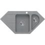 Quadron Rick HRQ9549SZK zlewozmywak graniteq 95.5x49 cm szary/grafitowy/onyx zdj.1