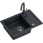 Quadron Go Smart TQ6244GSCZ zlewozmywak z baterią czarny / czarny zdj.1