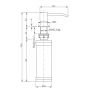 Quadron Ready Smart TQ6244RSCZ zlewozmywak z baterią i dozownikiem czarny / stal zdj.4