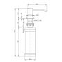 Quadron Ready Max TQ7744RMCZ zlewozmywak z baterią i dozownikiem czarny / stal zdj.4