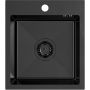 Quadron Luke ZH4045PVDBLM zlewozmywak stalowy z syfonem 40x45 cm zdj.3