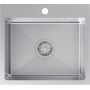 Quadron Luke ZH5045BS zlewozmywak stalowy z syfonem 50x45 cm zdj.3