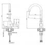 Quadron Luke ZH5845BS3623500BS zlewozmywak z baterią i akcesoriami stal / stal zdj.3