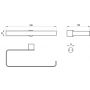 Ravak Fold X07P1347 wieszak na ręcznik stal zdj.2