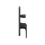 Ravak Flat X070179 bateria prysznicowa podtynkowa czarna zdj.3