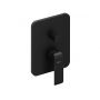 Ravak Flat X070179 bateria prysznicowa podtynkowa czarna zdj.1