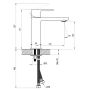 Ravak Chrome II X070446 bateria umywalkowa stojąca chrom zdj.2