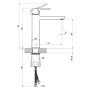Ravak Solar X070483 bateria umywalkowa stojąca chrom zdj.2