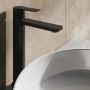 Ravak Solar X070490 bateria umywalkowa stojąca czarna zdj.4