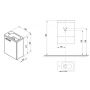 Ravak Chrome X000000541 front szafki 40x22x55 cm biała zdj.2