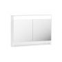 Ravak Step X000001421 szafka 100x15x74 cm z lustrem biała zdj.1