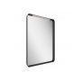 Ravak Strip X000001570 lustro 60.6x70.6 cm prostokątne z oświetleniem czarny zdj.1
