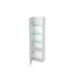Ravak Clear II X000001649 szafka 40x25x155 cm boczna wisząca biała zdj.4