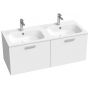 Ravak Chrome X000001775 szafka 120x49x47 cm podumywalkowa wisząca biała zdj.1