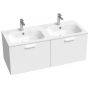Ravak Chrome X000001779 szafka 120x49x47 cm podumywalkowa wisząca biała zdj.1