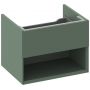 Ravak Lite X000001858 szafka 60x45x43 cm podumywalkowa wisząca zielona zdj.1