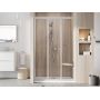 Ravak Supernova 00V70UR2Z1 drzwi prysznicowe 90 cm rozsuwane satyna mat/szkło przezroczyste zdj.1