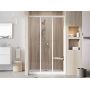 Ravak Supernova 00VA01R2Z1 drzwi prysznicowe 100 cm rozsuwane biały połysk/szkło przezroczyste zdj.1