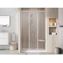 Ravak Supernova 00VJ0UR2ZG drzwi prysznicowe 130 cm rozsuwane satyna mat/szkło ze wzorem zdj.1