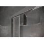Ravak Nexty 03OA0U00Z1 drzwi prysznicowe 100 cm uchylne satyna mat/szkło przezroczyste zdj.4