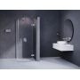 Ravak SmartLine 0SPABA00Z1 drzwi prysznicowe 100 cm uchylne chrom połysk/szkło przezroczyste zdj.9