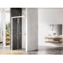 Ravak Matrix 0WLA0100Z1 drzwi prysznicowe 100 cm rozsuwane biały połysk/szkło przezroczyste zdj.1