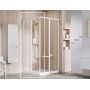 Ravak Supernova 14V701O2Z1 drzwi prysznicowe 90 cm rozsuwane biały połysk/szkło przezroczyste zdj.1