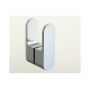 Ravak Chrome 1QV40100Z1 drzwi prysznicowe 80 cm uchylne biały połysk/szkło przezroczyste zdj.8