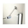 Ravak Chrome 1QVA0C00Z1 drzwi prysznicowe 100 cm uchylne aluminium połysk/szkło przezroczyste zdj.9