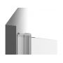 Ravak Chrome 1QVA0C01Z1 drzwi prysznicowe 100 cm uchylne aluminium połysk/szkło przezroczyste zdj.10