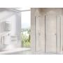 Ravak Chrome 1QVG0C00Z1 drzwi prysznicowe 120 cm uchylne aluminium połysk/szkło przezroczyste zdj.6