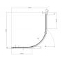 Ravak Pivot 37644C00Z1 kabina prysznicowa półokrągła 80x80 cm zdj.3