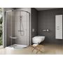 Ravak Pivot 376AAC00Z1 kabina prysznicowa półokrągła 100x100 cm aluminium zdj.4