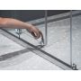 Ravak Blix II 3BM70C00Z1 kabina prysznicowa 90x90 cm półokrągła aluminium połysk/szkło przezroczyste zdj.5