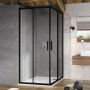 Ravak Blix X1LM70300Z1 kabina prysznicowa kwadratowa 90x90 cm czarny zdj.7