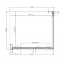 Ravak Pivot 90G40100Z1 ścianka prysznicowa 80 cm zdj.2
