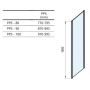 Ravak Pivot 90G70U00Z1 ścianka prysznicowa 90 cm zdj.3